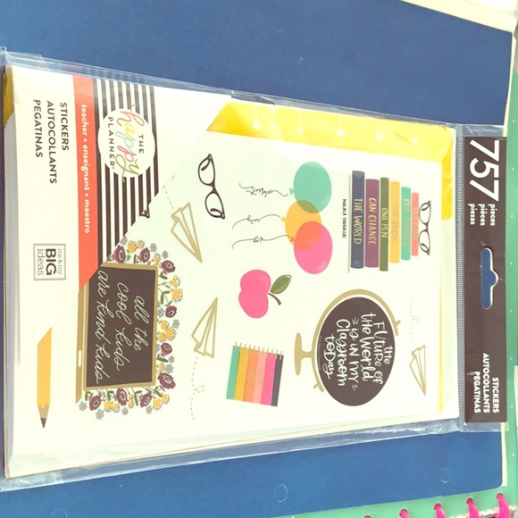 The Happy Planner Other - Happy Planner teacher stickers NEW